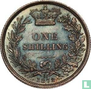 Verenigd Koninkrijk 1 shilling 1872 - Afbeelding 1