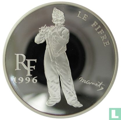 France 10 francs / 1½ euro 1996 (BE) "Fife player by Edouard Manet" - Image 1