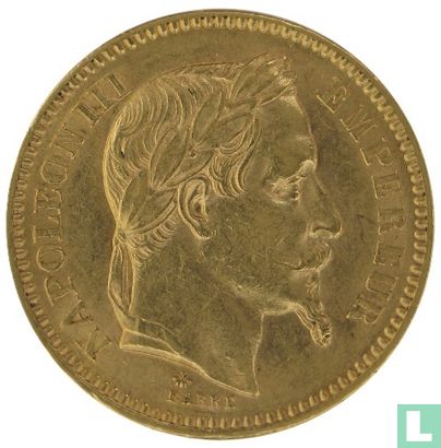 Frankrijk 20 francs 1863 (A) - Afbeelding 2