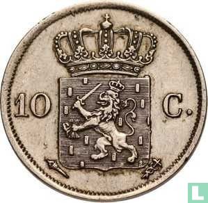 Niederlande 10 Cent 1827 (Hermesstab) - Bild 2