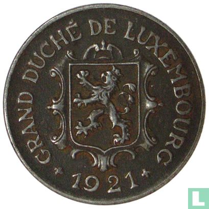 Luxemburg 10 centimes 1921 - Afbeelding 1