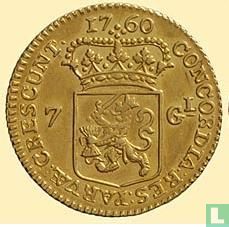West Friesland 7 gulden 1760 - Image 1