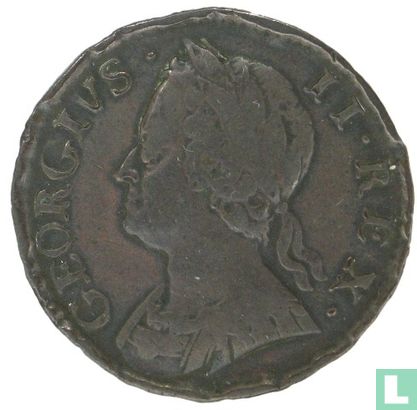 Royaume-Uni 1 farthing 1754 - Image 2