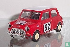 Mini Cooper - Red, White Roof. Part of set MC 1002
