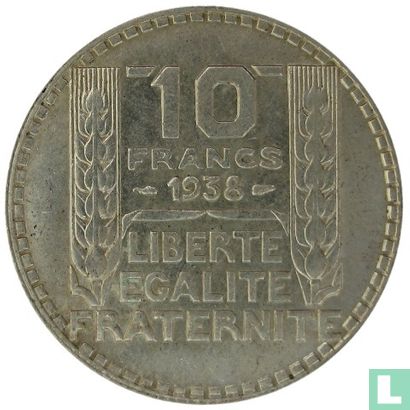 Frankreich 10 Franc 1938 - Bild 1