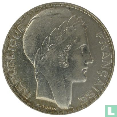 Frankreich 10 Franc 1938 - Bild 2