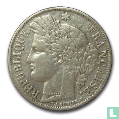 Frankrijk 5 francs 1850 (BB) - Afbeelding 2
