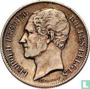 Belgique 1 franc 1850 (L. WIENER) - Image 2