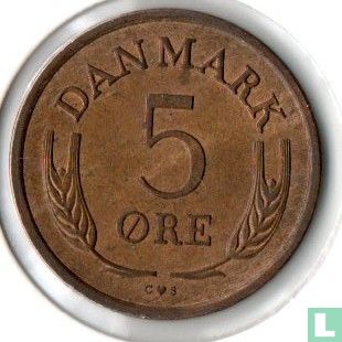 Danemark 5 øre 1964 (bronze) - Image 2