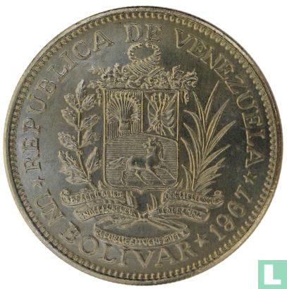 Venezuela 1 Bolívar 1967 - Bild 1