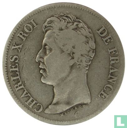 Frankrijk 5 francs 1825 (BB) - Afbeelding 2