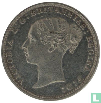Verenigd Koninkrijk 3 pence 1880 - Afbeelding 2