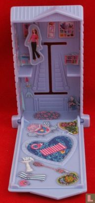 Barbie house with stickers