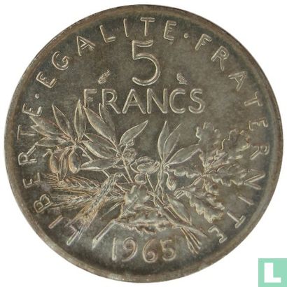  France 5 francs 1965 - Image 1