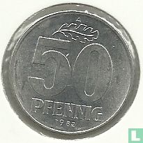 DDR 50 pfennig 1982 - Afbeelding 1