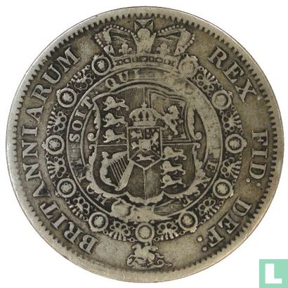Verenigd Koninkrijk ½ crown 1817 - Afbeelding 2