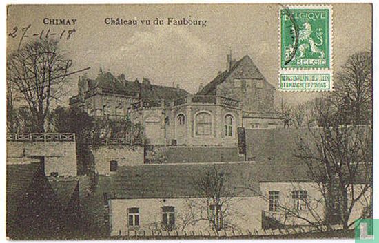 Chimay - Château vu du Faubourg