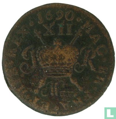 Ierland 1 shilling 1690 (May) - Afbeelding 1
