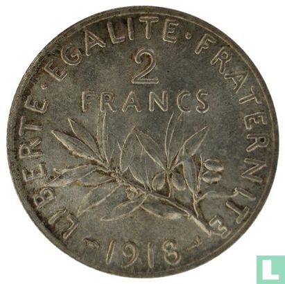 France 2 francs 1918 - Image 1