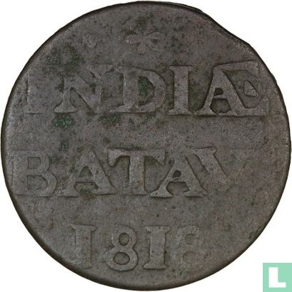 Nederlands-Indië ½ stuiver 1818 - Afbeelding 1