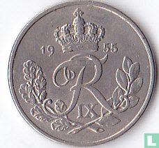 Denemarken 10 øre 1955 - Afbeelding 1