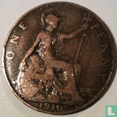 Verenigd Koninkrijk 1 penny 1910 - Afbeelding 1