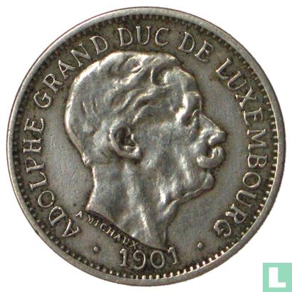 Luxemburg 10 Centime 1901 - Bild 1