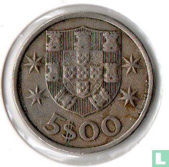 Portugal 5 escudos 1967 - Afbeelding 2
