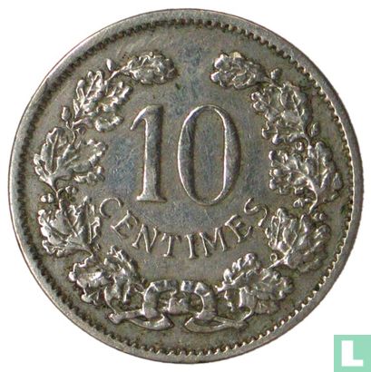 Luxembourg 10 centimes 1901 - Image 2