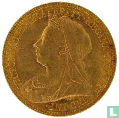 Verenigd Koninkrijk ½ sovereign 1901 - Afbeelding 2