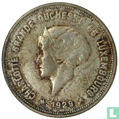 Luxemburg 5 Franc 1929 - Bild 1