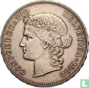 Suisse 5 francs 1888 - Image 1