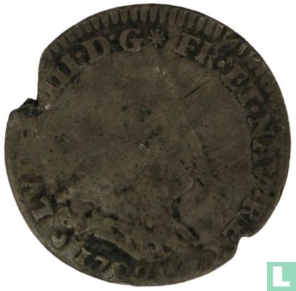 France 5 sols 1702 (E) - Image 1