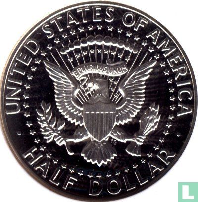 États-Unis ½ dollar 1964 (sans lettre) - Image 2