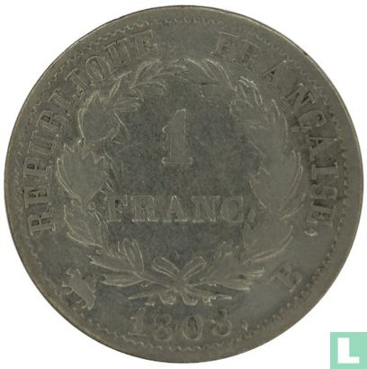 France 1 franc 1808 (B) - Image 1