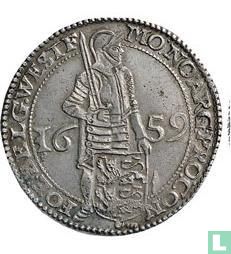 West-Friesland zilveren dukaat 1659 - Afbeelding 1