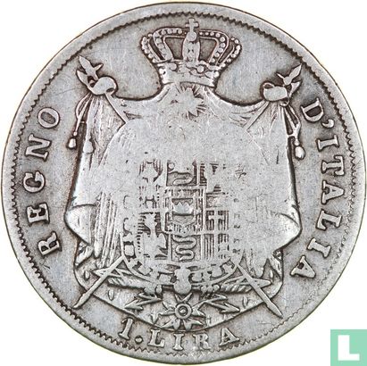 Koninkrijk Italië 1 lira 1811 (B) - Afbeelding 2