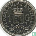Antilles néerlandaises 1 gulden 1980 (Juliana) - Image 1