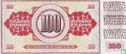 Yougoslavie 100 Dinara 1986 - Image 2