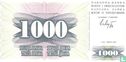Bosnië en Herzegovina 1.000 Dinara 1992 - Afbeelding 1