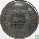 Netherlands 25 cents 1943 (type 2) - Image 1