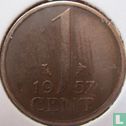 Netherlands 1 cent 1957 - Image 1