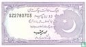 Pakistan 2 Rupees (P37a5) ND (1985-) - Afbeelding 1