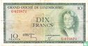 Luxembourg 10 Francs (signature 3) - Image 1