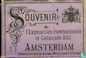 Souvenir de l'Exposition internationale et Coloniale 1883 Amsterdam - Afbeelding 1