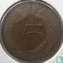 Nederland 5 cent 1956 - Afbeelding 1