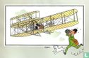 Chromo's “Vliegtuigen oorsp. tot 1700” 6 "Het Toestel van de Gebroeders Wright" - Image 1