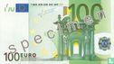 Zone Euro 100 Euro (Specimen) - Image 1