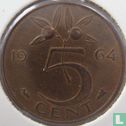 Nederland 5 cent 1964 - Afbeelding 1