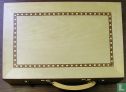 Backgammon in houten koffer - Image 1